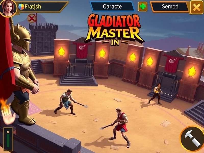 Gladiator Master IN character selection screen